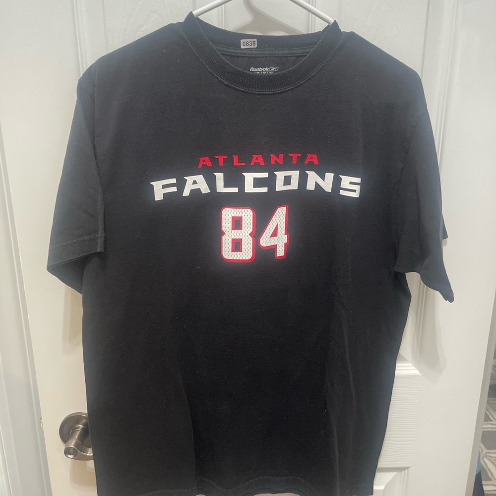 Atlanta Falcons number 84 black T-shirt medium - Picture 4 of 9